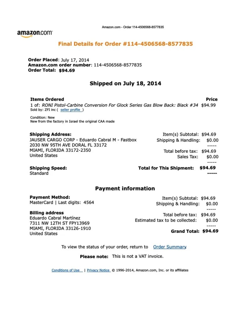 Amazon Invoice PDF | PDF | Invoice | Services (Economics)
