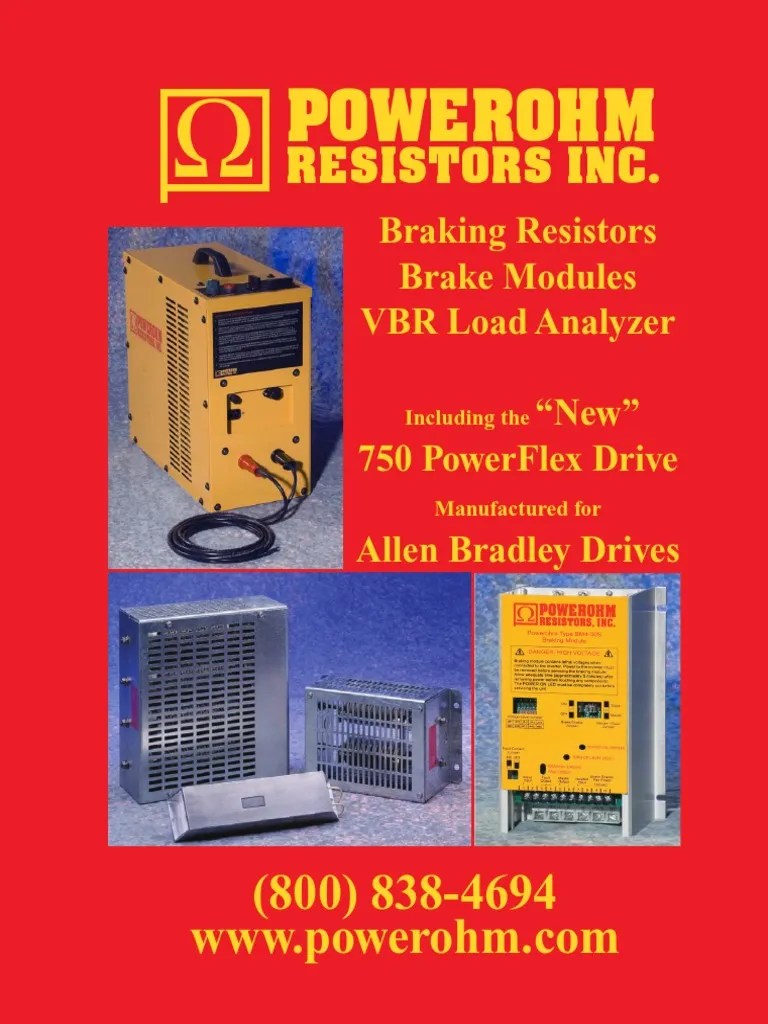 Allen Bradley Book Resistor Horsepower