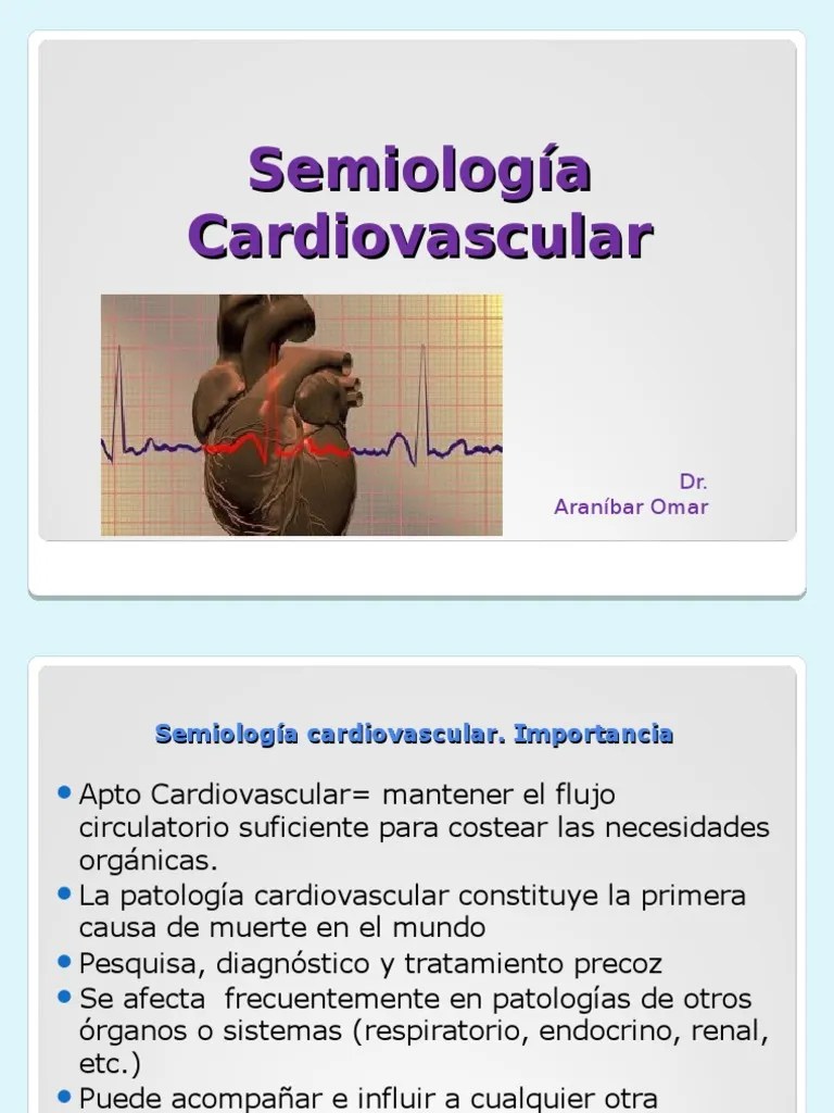 Semiologia Cardiovascular | PDF | Insuficiencia Cardíaca | Enfermedades Cardiovasculares