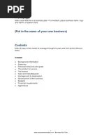 Business Plan Template For Startups And Entrepreneurs Free Download Business Plan Tech Start Ups
