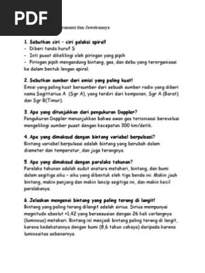Judul, kumpulan soal dan pembahasan olimpiade sains astronomi sma/ma jil. Kumpulan Soal Astronomi Dan Jawabannya Pdf
