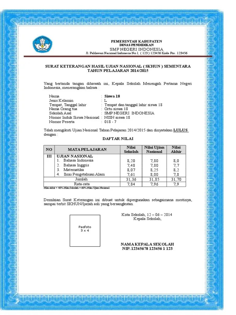 Verifikasi skhu smp negeri 1 turen. Skhu Smp Pdf