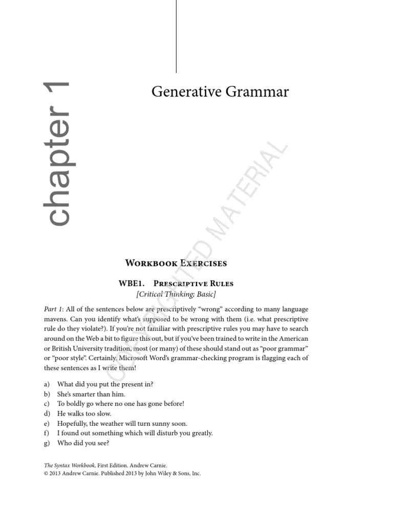 Class 1 - Weekly Assignment | PDF | Phrase | Grammar