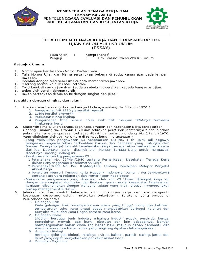 Soal berdasarkan kasus tersebut,di posisi manakah klien berada pada rentang respon adaptif dan maladaptif? Contoh Soal Diskusi Materi K3lh Jawabanku Id