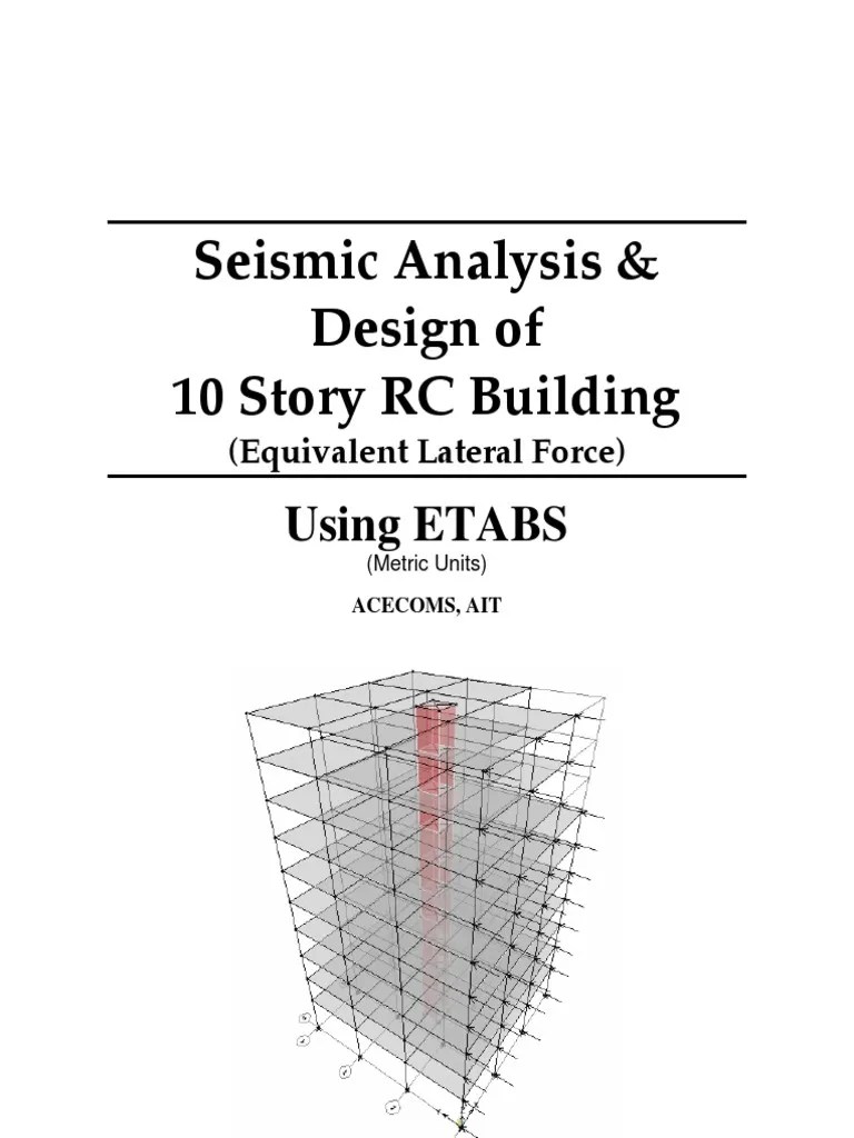 ETABS-Example-RC Building Seismic Load - DESIGN SKILL | PDF | Framing (Construction) | Beam ...