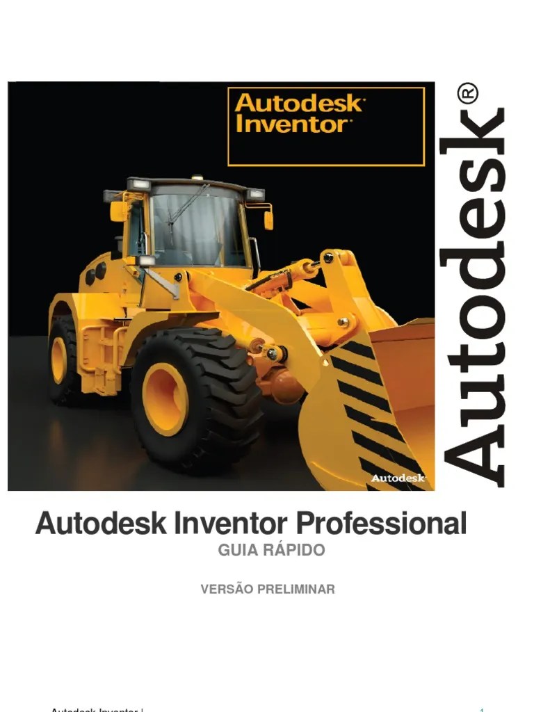 Guia Rapido Autodesk Inventor | PDF | Auto Cad | Autodesk
