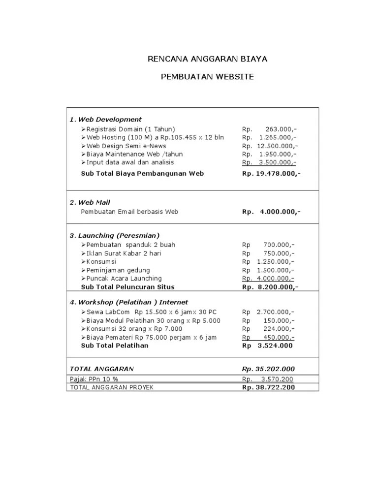 Cover yang berisi judul kegiatan, tim pelaksana, unit kerja pengusul; Pusdiklat pemda menyelenggarakan kegiatan bimbingan teknis dan pendidikan pelatihan yang dilaksanakan pada tahun 2021 :. Pembuatan rab bumdes sangat penting apa pun yang akan menjadi rencana kerja atau kegiatan. Berikut ini admin blog juraganberdesa akan membagikan lengkap rab . Dengan adanya rab bumdes yang jelas maka semua pihak . Penyusunan rencana anggaran biaya(rab) untuk program kemitraan bina lingkungan . Format rencana anggaran biaya kegiatan…………. Jelajahi koleksi gambar, foto, dan wallpaper kami yang sangat luar biasa. Apakah anda mencari gambar tentang contoh rab kegiatan pelatihan? Pelatihan manajemen pelayanan kader kesehatan desa. Contoh Rencana Anggaran Biaya Pembuatan Website Berbagai Contoh
