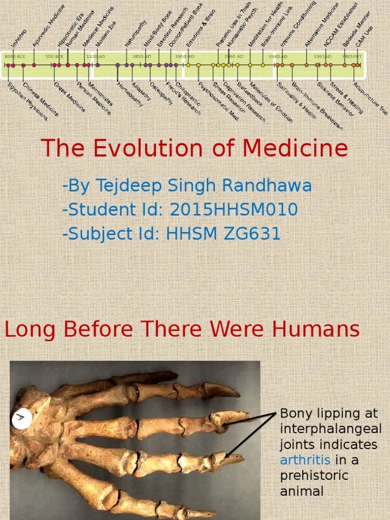 The Evolution Of Medicine | Download Free PDF | Medicine | Medical Humanities