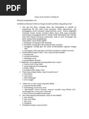 Kumpulan 90+ contoh soal teks cerpen kelas ix dilengkapi kunci . Soal Cerpen Dan Kunci Jawaban Bahasa Pdf