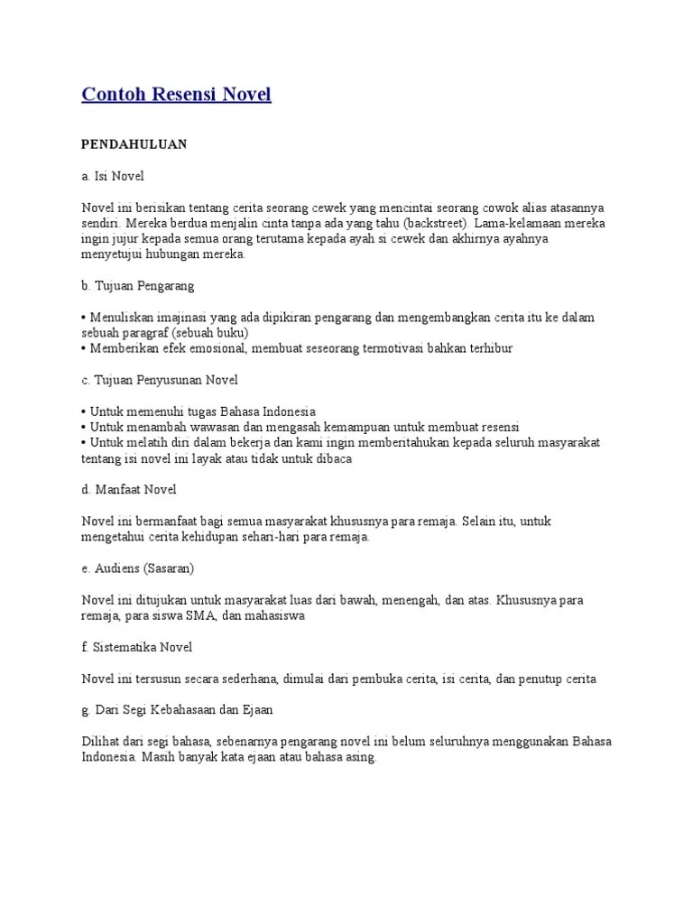 Contoh Resensi | PDF