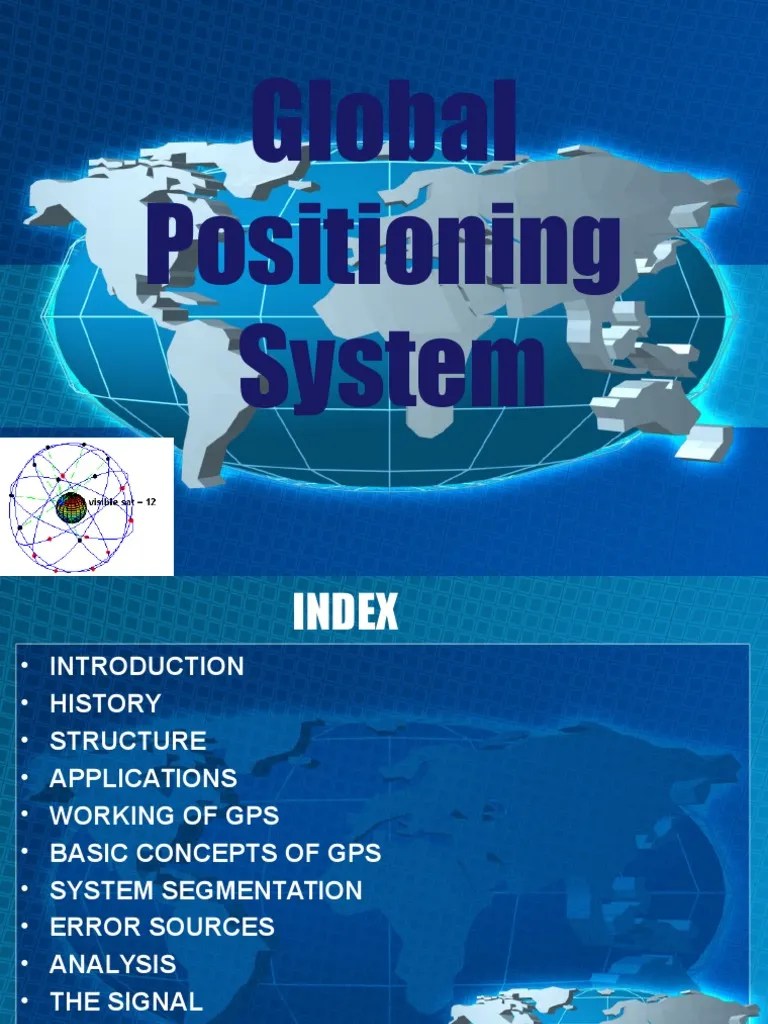 An In-Depth Look At The Global Positioning System: Its History ...