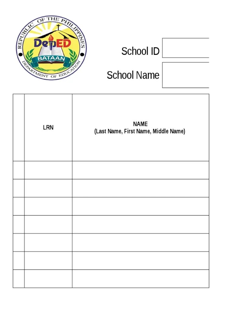Modified SF1 - School Register | Download Free PDF | Parent | Relationships