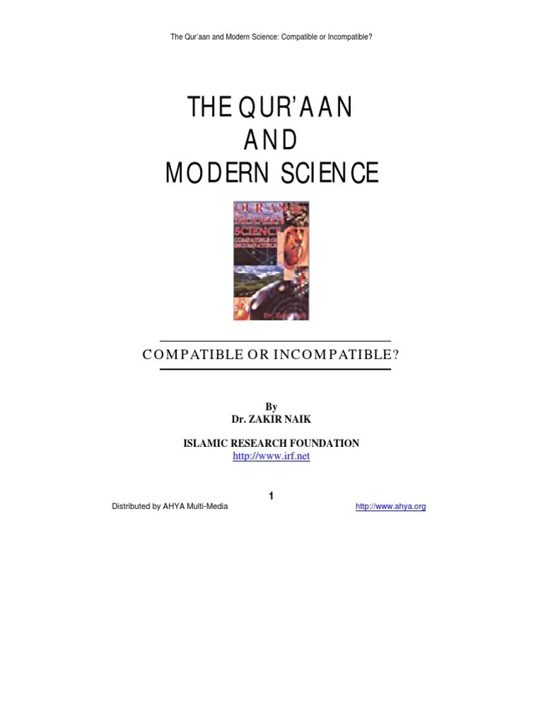 Modern Science And Quran | PDF