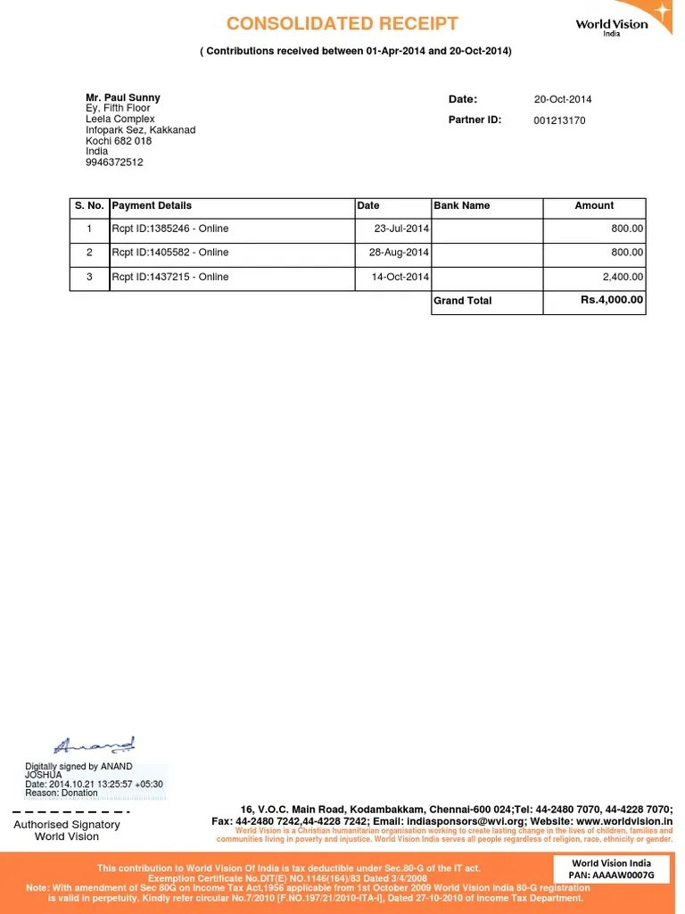 receipt pdf