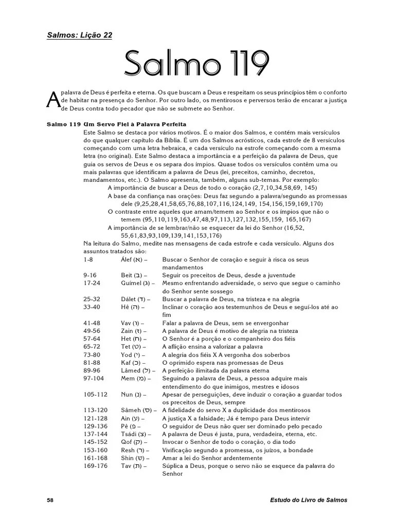 Salmos 119 PDF | PDF