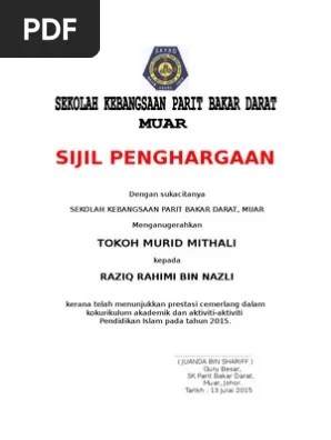 May 10, 2022 · contoh soalan jawapan muet 2022. Sijil Penghargaan Tokoh Murid Pdf