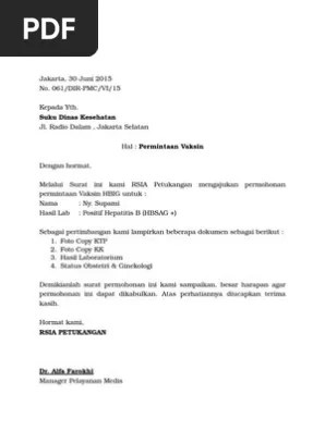 Surat Permohonan Vaksin Pdf 