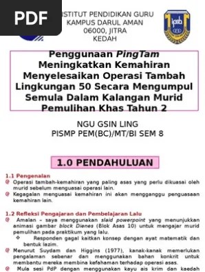 ١١ ذو القعدة ١٤٤٢ هـ. 11 Contoh Slide Pembentangan Laporan Akhir Kajian Tindakan Pdf
