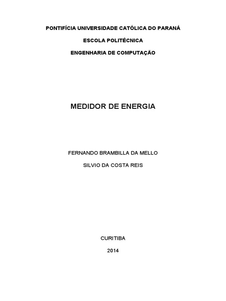 Medidor Energia | PDF | Tempo | Rede Elétrica