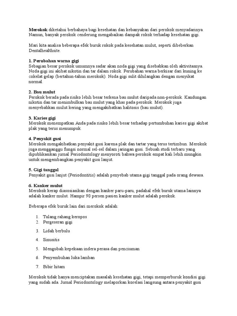 Contoh Teks Persuasi Tentang Kesehatan Gigi - Berbagai Teks Penting