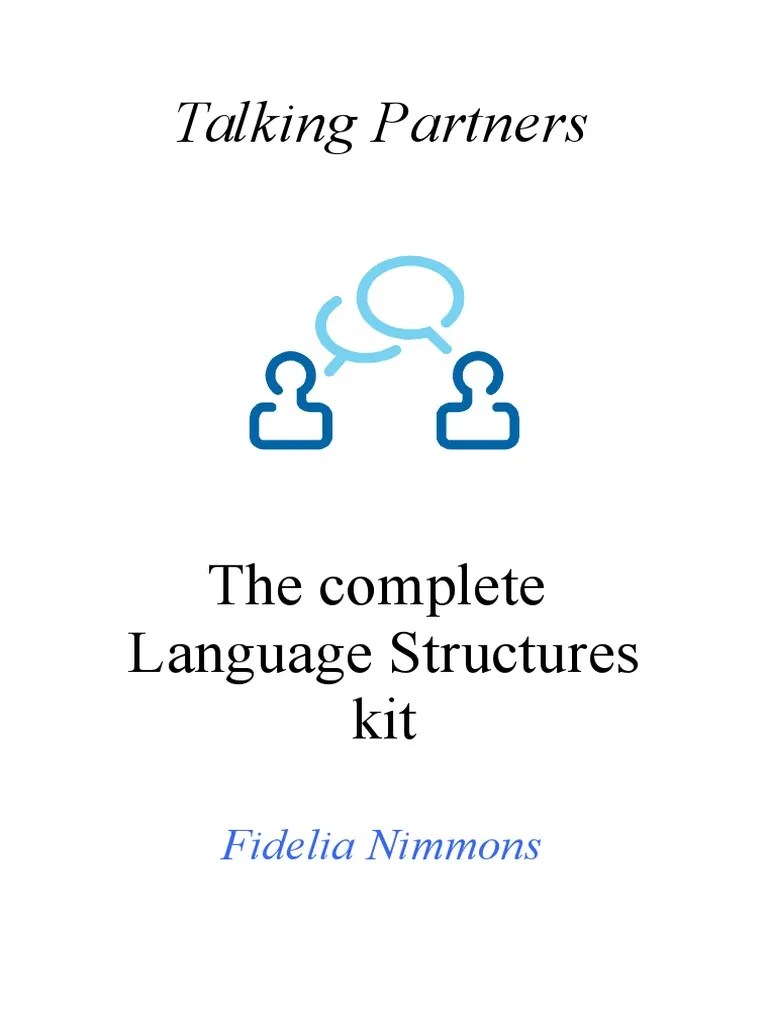 Talking Partners: The Complete Language Structures Kit | PDF | Pronoun ...
