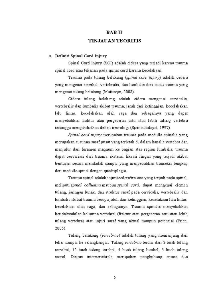 Spinal Cord Injury | PDF