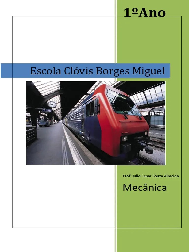 Apostila De Física 1º Ano | PDF | Velocidade | Trajetória