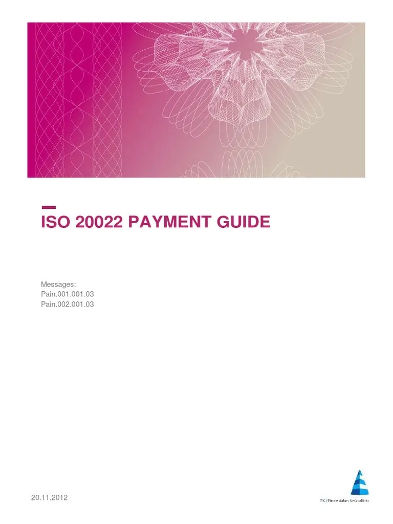 ISO20022 Payment Guide | PDF | Payments | Debits And Credits