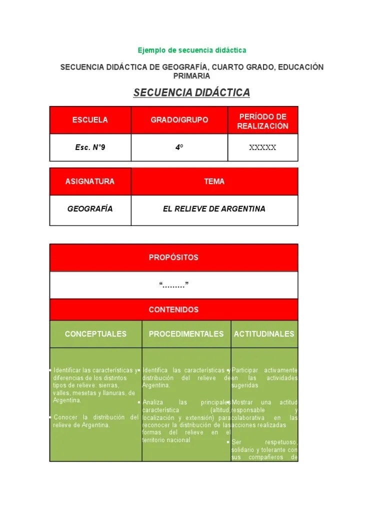 Secuencias con números y letras ejemplos resueltos de primaria pdf. 3 Ejemplo De Secuencia Didactica De Geografia Pdf Aprendizaje Modificacion De Comportamiento