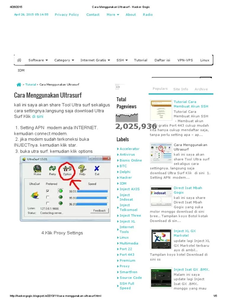 Ini adalah aplikasi gratis yang . Cara Menggunakan Ultrasurf Pdf
