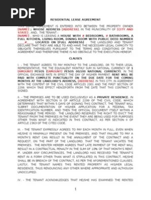 mexican rental contract translation pdf leasehold estate landlord