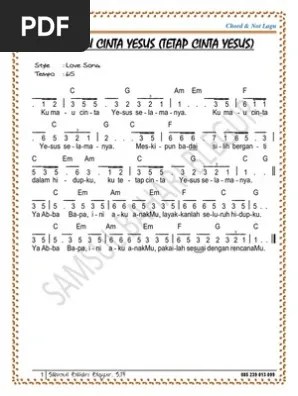 Ku mau cinta yesus selamanya meskipun badai silih berganti dalam hidupku ku tetap cinta yesus selamanya. Ku Mau Cinta Yesus Pdf