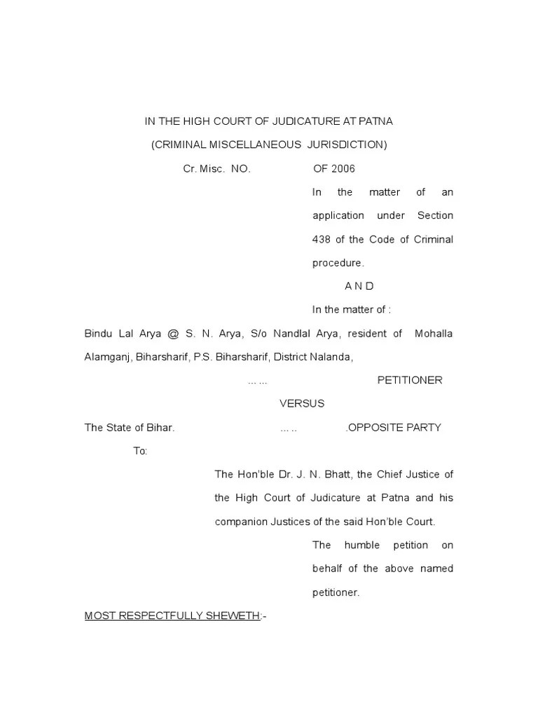 Anticipatory BAIL | PDF | Bail | Public Law