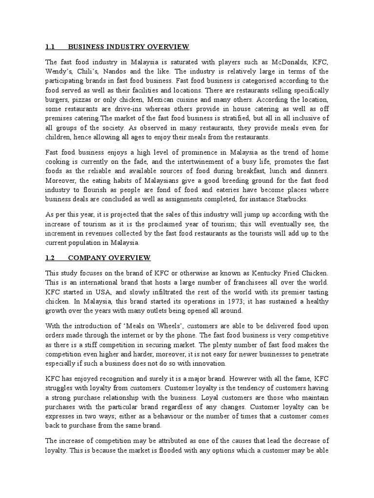 KFC Strategic Management | PDF | Fast Food | Brand