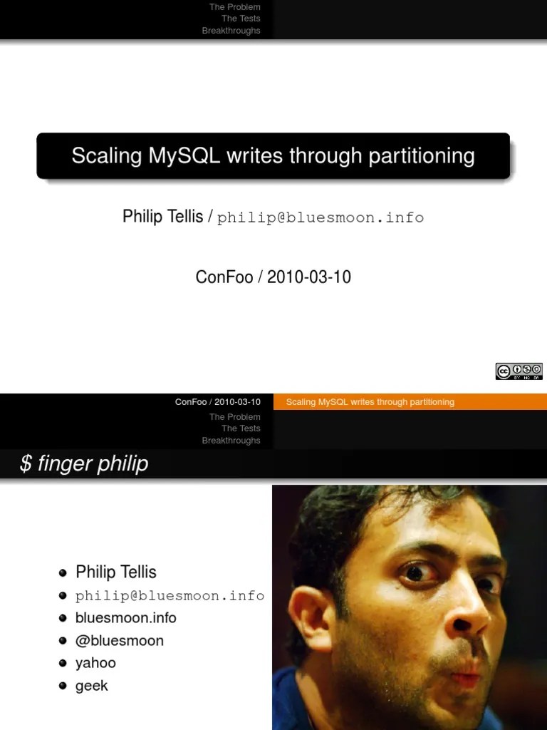Scaling MySQL Writes Through Partitioning | PDF | Scalability | My Sql