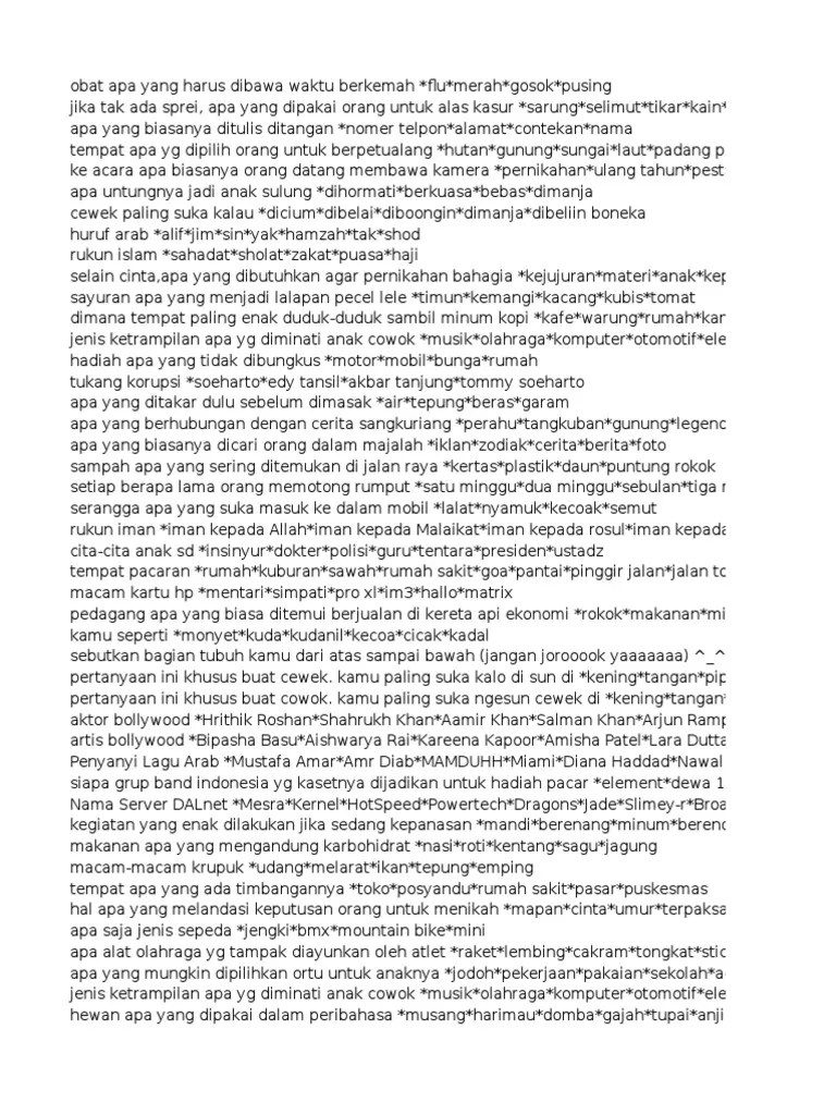 Pemodal 資本家． molekuler 分子の．biologi ~ 分子生物学． Soal Kuis Pdf