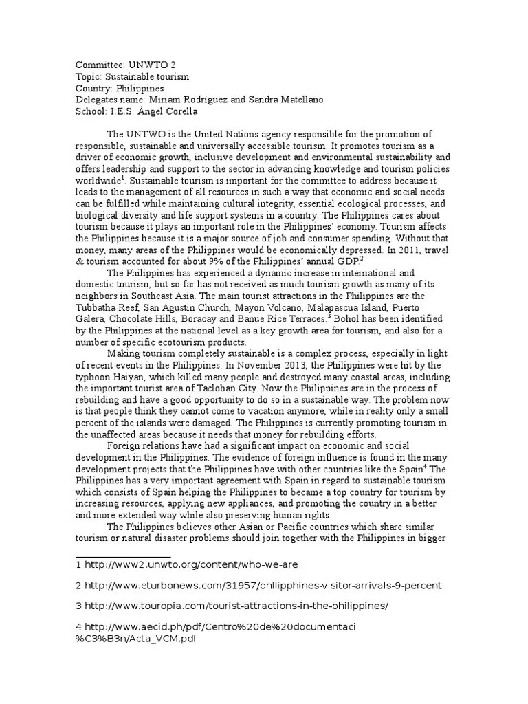Which is an example of a position paper? Position Paper Template