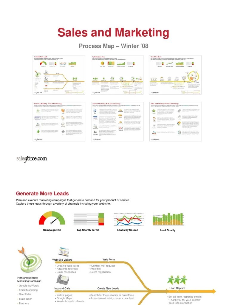 Sales And Marketing Process Maps 1107 | PDF | Salesforce.Com ...