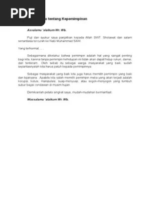 7 Contoh Pidato Singkat Untuk Beragam Tema Lengkap 