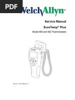 Welch allyn suretemp® plus 690 and 692 electronic thermometers. 0000 Suretempplus 690 692 Service Manual Rev H Pdf Thermometer Calibration