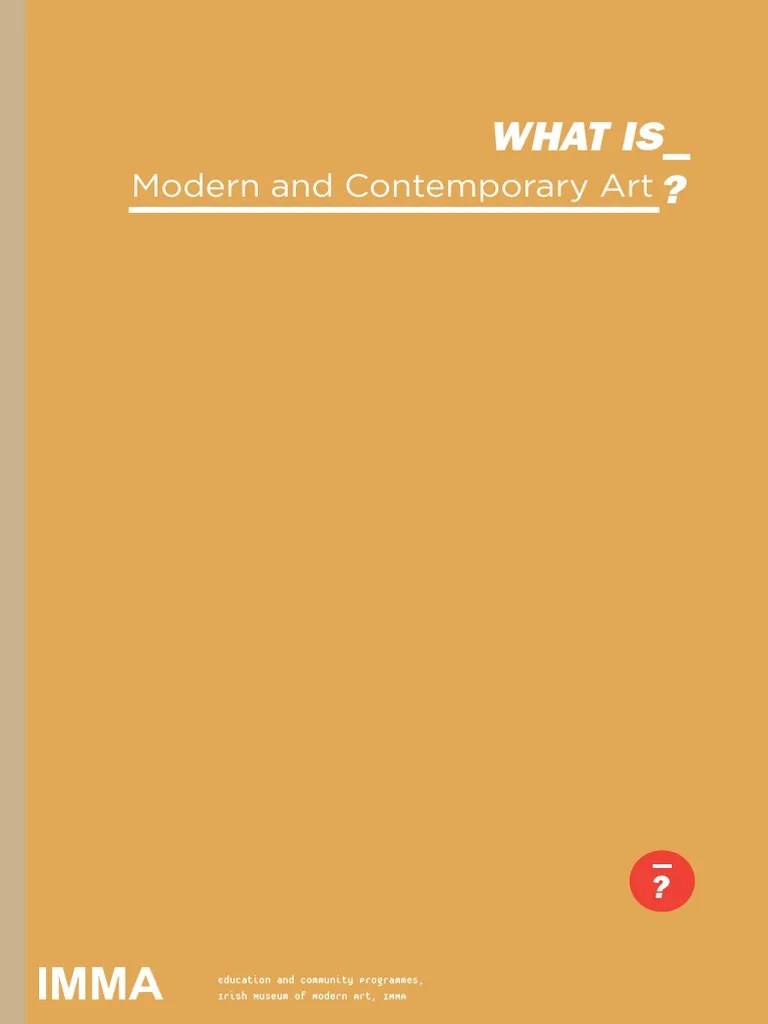What Is Modern And Contemporary Art May 2010 | PDF | Modernism | Abstract Art
