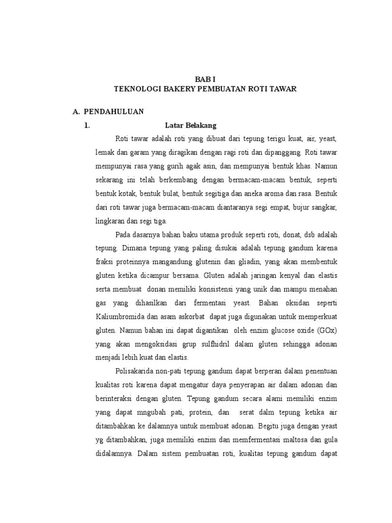 Laporan Roti Tawar Haapy | PDF