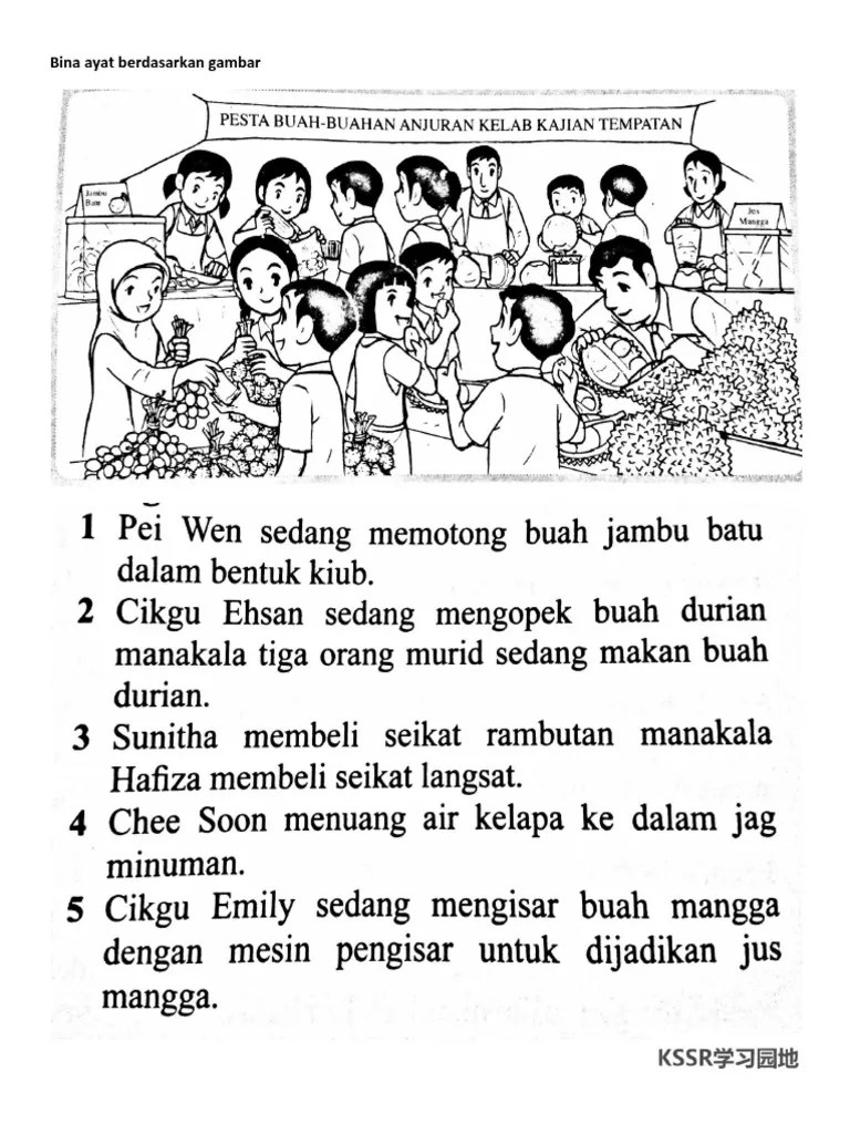 Jawapan soalan 3 a membina ayat dengan menggunakan perkataan . Bina Ayat Berdasarkan Gambar Pdf