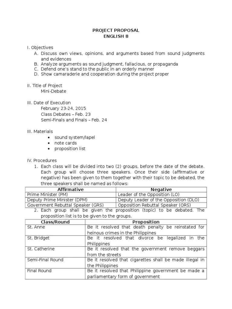 Debate Proposal | Public Sphere | Government | Free 30-day Trial | Scribd