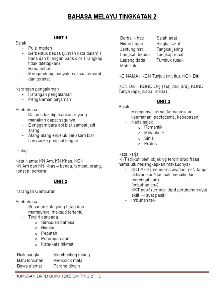Buku Teks Bm Tingkatan 2 - Download Buku Teks Bahasa Melayu Tingkatan 1 Pdf