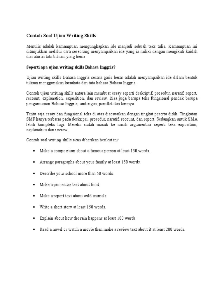 Pernyataan ajakan yang tepat untuk melengkapi teks persuasi tersebut adalah. Contoh Soal Bahasa Inggris Tentang Report Text Contoh Soal Terbaru