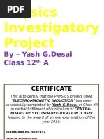Physics Investigatory Project Class Xii Capacitor Quantity