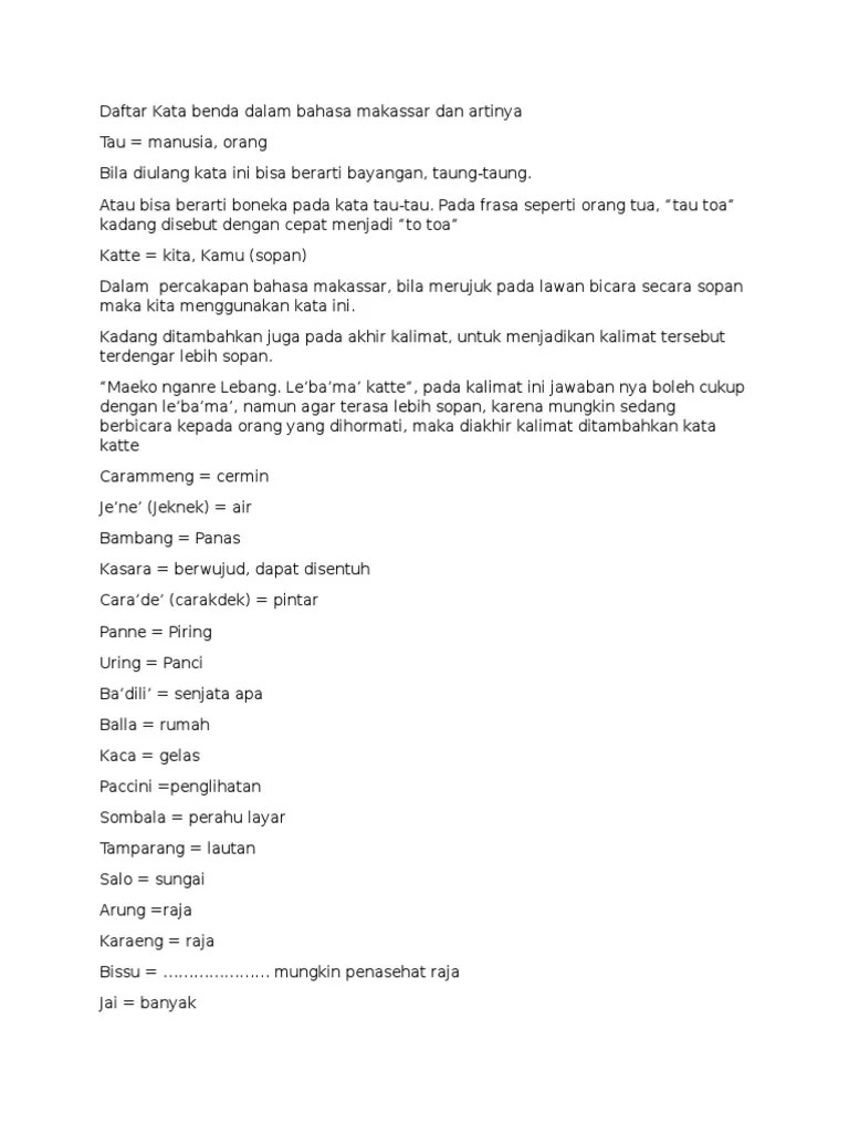 Contoh percakapan perkenalan dalam bahasa inggris beserta source: Percakapan Bahasa Makassar Sehari Hari Mudah