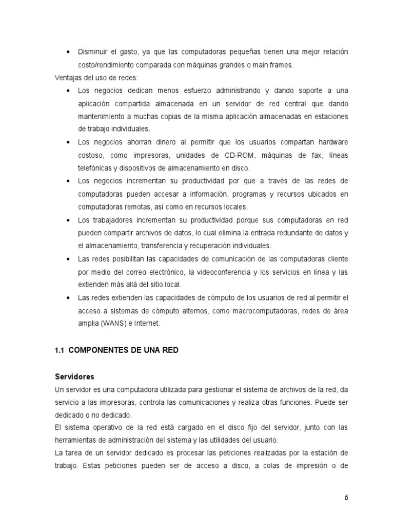 Conceptos De Red | PDF | Red De Computadoras | Topología De La Red