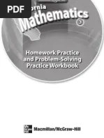 California Mathematics Course 1 Student Textbook